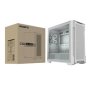 GIGABYTE PC Skříň GB-C102GI, Mid Tower, 2x USB3.0, Průhledná bočnice, 2x 120mm Fan, bílá