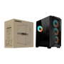 GIGABYTE case GB-C301G V2, Mid Tower, 1xUSB-C 3.2, 2xUSB 3.0, ARGB Hub, 4x 120mm ARGB Fan, černá