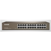 Tenda TEG1024D 24-portový gigabitový ethernetový prepínač, 10/100/1000 Mb/s, bez ventilátora, montáž