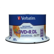 VERBATIM DVD+R Double Layer 8.5GB 8X 50 Pack Spindle