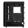 ASUS case PROART PA401 WOOD TG, Mid Tower, ATX, 1xUSB-C Gen2x2, 2xUSB 3.0, 2x 160mm Fan, černá