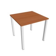 Pracovný stôl Uni, 80x75,5x80 cm, čerešňa/biela