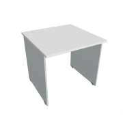 Pracovný stôl Gate, 80x75,5x80 cm, biely/sivý