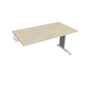 Pracovný stôl Flex, 140x75,5x80 cm, agát/kov