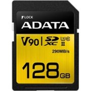 ADATA SDXC karta 128GB UHS-II U3 Class 10, Premier One (R: 290MB / W: 260MB)