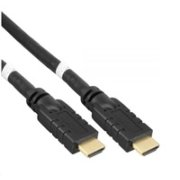 Kábel PREMIUMCORD Vysokorýchlostný HDMI kábel s Ether.4K@60Hz, so zosilňovačom, 25 m, 3x tienenie, M