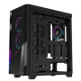 GIGABYTE case AORUS C500 GLASS, bez zdroje, průhledná bočnice, Mid Tower, černá