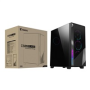 GIGABYTE case AORUS C500 GLASS, bez zdroje, průhledná bočnice, Mid Tower, černá