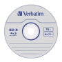 VERBATIM BD-R SL Datalife (25-pack)Blu-Ray/Spindle/6x/25GB WHITE BLUE SURFACE