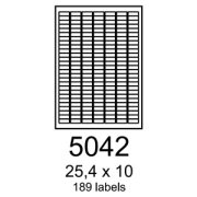 etikety RAYFILM 25,4x10 žlté flourescentné laser R01315042A (100 list./A4)