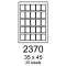 etikety RAYFILM 35x45 univerzálne biele R01002370A (100 list./A4)