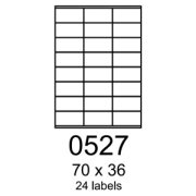 etikety RAYFILM 70x36 žlté flourescentné laser R01310527A (100 list./A4)