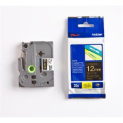 páska BROTHER TZ334 zlaté písmo, čierna páska Tape (12mm)