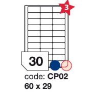 etikety RAYFILM 60x29 univerzálne biele eco R0ECOCP02F (1.000 list./A4)