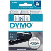 páska DYMO 40914 D1 Blue On White Tape (9mm)