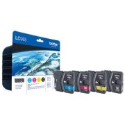 kazeta BROTHER LC-985 BK/C/M/Y Pack DCP-J125/J140W/J315W/J515W