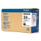 páska BROTHER HGe651 čierne písmo, žltá páska HQ Tape (24mm) (5 ks)