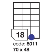 etikety RAYFILM 70x48 univerzálne biele R01008011A (100 list./A4)