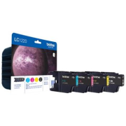 kazeta BROTHER LC-1220 BK/C/M/Y Pack DCP-J525W/J925DW, MFC-J430W (4x 300 str.)