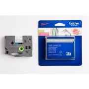 páska BROTHER TZeMQL35 biele písmo, matná svetlo-šedá páska Tape (12mm)