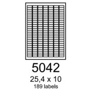 etikety RAYFILM 25,4x10 zelené flourescentné laser R01305042A (100 list./A4)