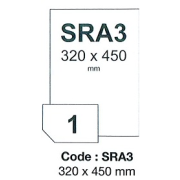 etikety RAYFILM 320x450 vysokolesklé biele laser SRA3 R0119SRA3A (100 list./SRA3)