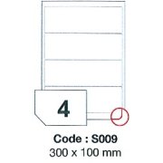 etikety RAYFILM 300x100 vysokolesklé biele laser SRA3 R0119S009A (100 list./SRA3)