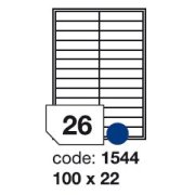 etikety RAYFILM 100x22 univerzálne biele R01001544F (1.000 list./A4)