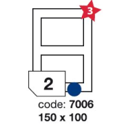 etikety RAYFILM 150x100 univerzálne biele R01007006F (1.000 list./A4)