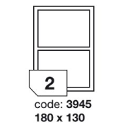 etikety RAYFILM 180x130 univerzálne biele R01003945A (100 list./A4)