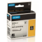 páska DYMO PROFI D1 RHINO Black On White Self-Laminating Tape (24mm)