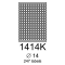 etikety RAYFILM 14mm kruh univerzálne biele R01001414KF (1.000 list./A4)