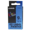 páska CASIO XR-9BU1 Black On Blue Tape EZ Label Printer (9mm)