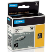 zmršťovacia bužírka DYMO 18055 D1 RHINO Black On White Tube (12mm)