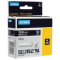 páska DYMO 1805436 PROFI D1 RHINO White On Black Vinyl Tape (19mm)