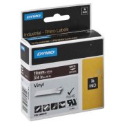 páska DYMO 1805418 PROFI D1 RHINO White On Brown Vinyl Tape (19mm)