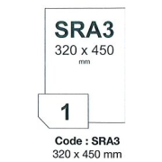 fólia RAYFILM lesklá strieborná polypropylenová samolepiaca laser 100ks/SRA3