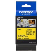 páska BROTHER FLe6511 čierne písmo, žlté pred-definované štítky 21x45 Tape (24mm)