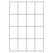 etikety RAYFILM 68x47 žlté flourescentné laser R013168x47A-LCUT (100 list./A4)