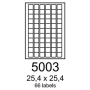 etikety RAYFILM 25,4x25,4 univerzálne modré R01235003 (100 list./A4)