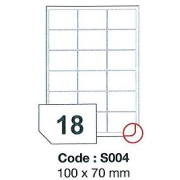 etikety RAYFILM 100x70 polyesterové lesklé biele laser SRA3 R0504S004A (100 list./SRA3)