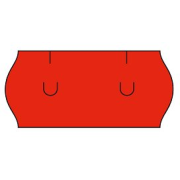 cenovkové etikety 26x12 UNI - červené (pre etiketovacie kliešte) 1.500 ks/rol.