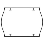 cenovkové etikety 26x18 STAR PRIX - biele (pre etiketovacie kliešte) 1.000 ks/rol.