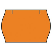 cenovkové etikety 25x16 CONTACT METO 14 - oranžové (pre etiketovacie kliešte) 1.100 ks/rol.