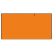 cenovkové etikety 37x19 CONTACT - oranžové (pre etiketovacie kliešte) 1.000 ks/rol.