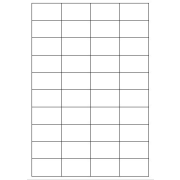 etikety RAYFILM 48x28,5 matné biele polyesterové laser R050248x28,5A-LCUT (100 list./A4)