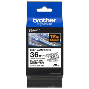 páska BROTHER TZeSL261 čierne písmo, biela páska SELF-LAMINATING Tape (36mm)