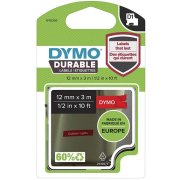 páska DYMO 1978366 D1 White On Red Permanent Vinyl Tape (12mm)