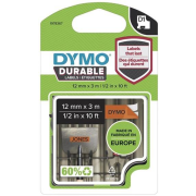 páska DYMO 1978367 D1 Black On Orange Permanent Vinyl Tape (12mm)