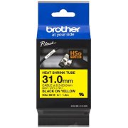zmršťovacia bužírka BROTHER HSe661E čierne písmo, žltá bužírka TUBE (31mm)